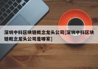 深圳中科区块链概念龙头公司[深圳中科区块链概念龙头公司是哪家]